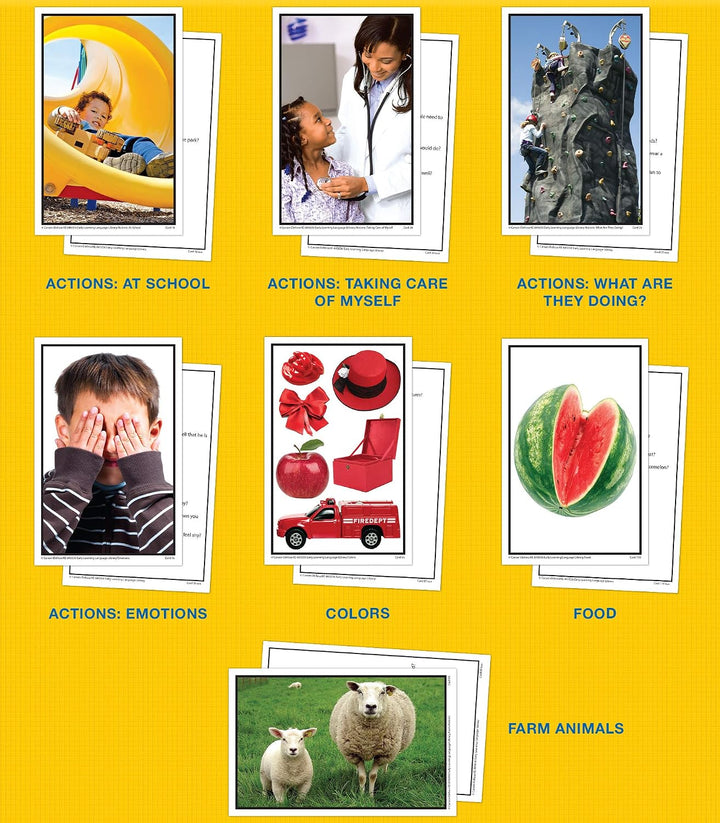 Key Education Tarjetas didácticas de la biblioteca del lenguaje del...