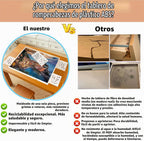 Juego de rompecabezas de 1500 piezas con cajones y tapa, tabla portátil para rompecabezas de 35" x 27", para adultos, mesas de rompecabezas con cajones
