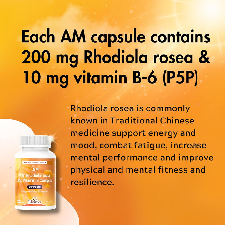 AM PM Multivitamínico \u2013 Suplementos de cortisol para mujeres y...