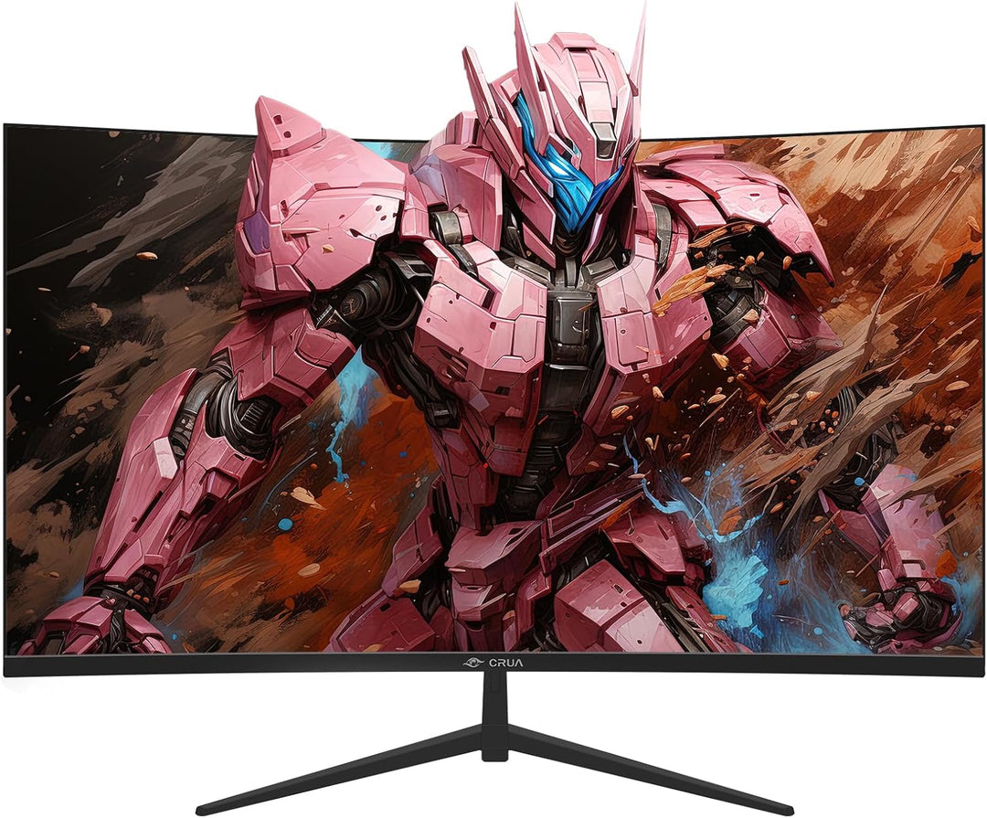 CRUA Monitor curvo FHD 200Hz para juegos de 32 pulgadas, 1800R, AMD...