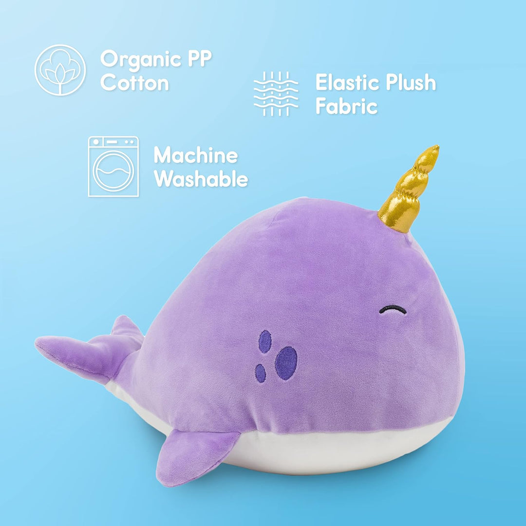 Narwhal - Animal de peluche ultra suave lindo juguete de