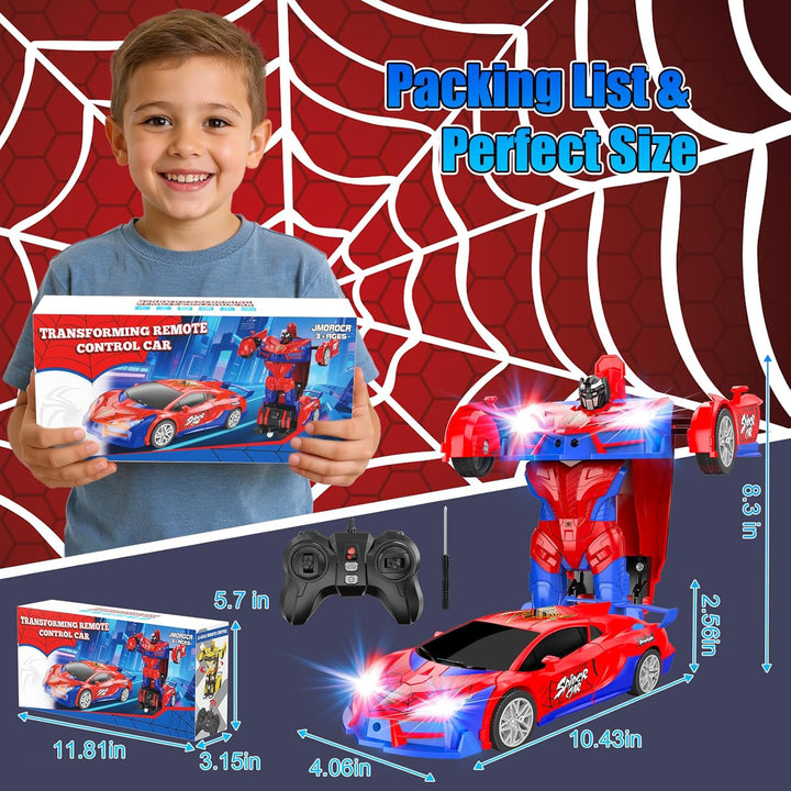 Auto de control remoto transformable para niños autos RC