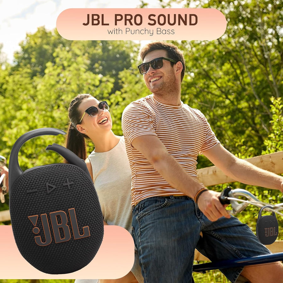 JBL Altavoz Bluetooth portátil Clip 5, IP67 impermeable y a prueba...