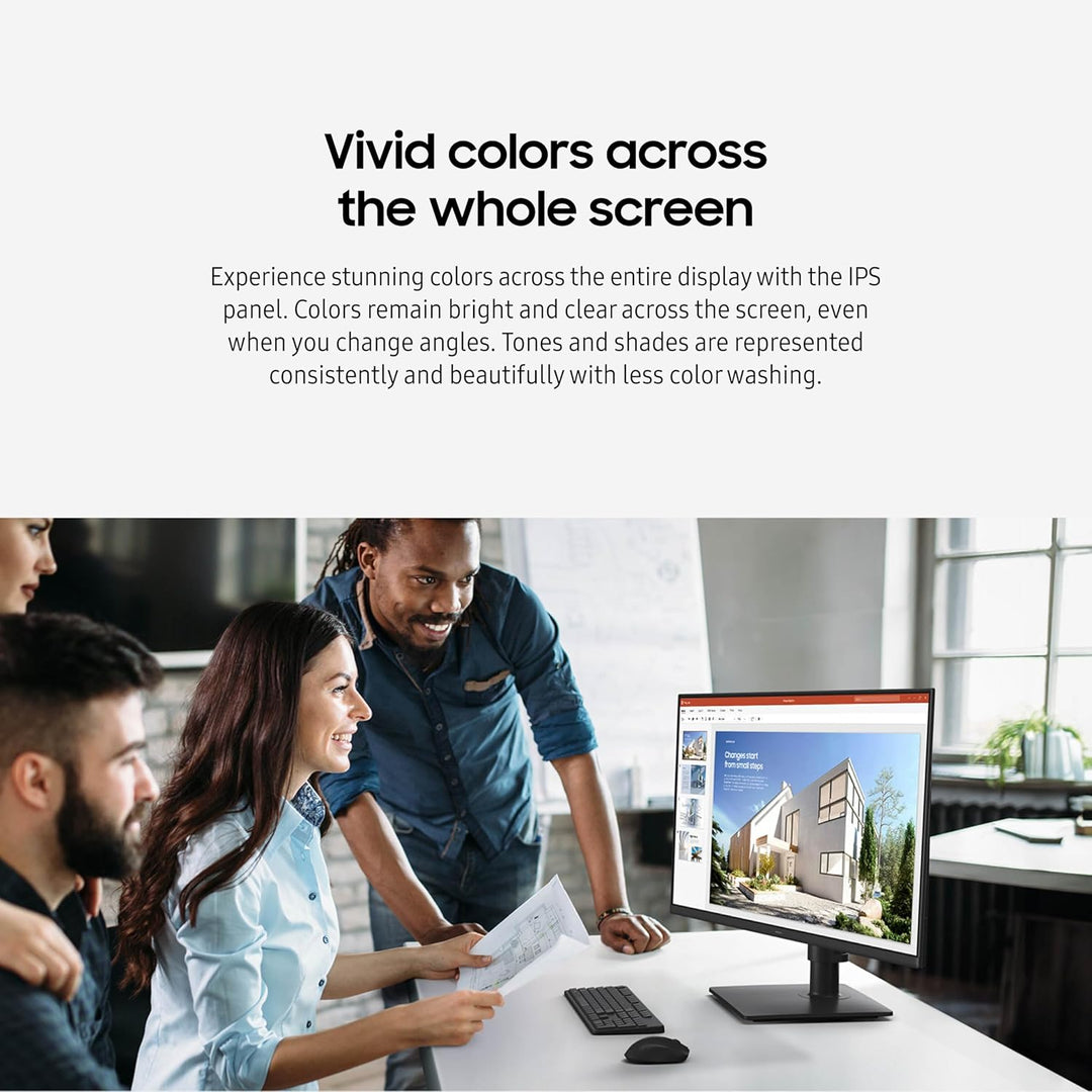 Samsung Monitor de negocios sin bordes de 22 pulgadas (S40GD) con p...