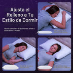 DreamyBlue Signature Adjustable Shredded Memory Foam Pillow Queen
