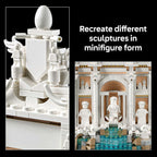 LEGO Architecture Fuente de Trevi Juego de Construcción - Modelo Coleccionable del Monumento Italiano para Exhibición para Adultos, 18+ - Regalo para Mujeres y Hombres - 21062