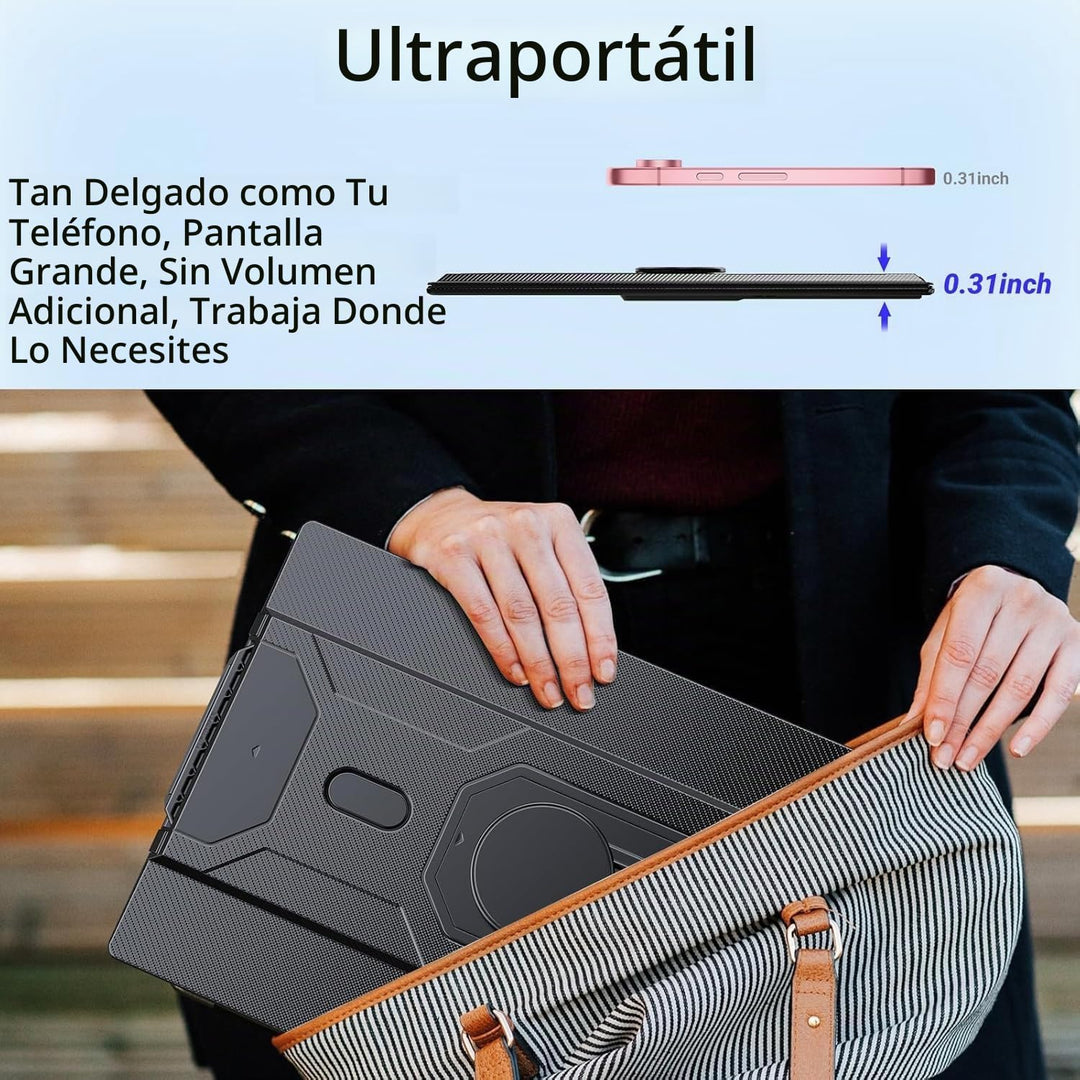 APILDELLA Extensor de monitor portátil de 16.2 pulgadas, pantalla H...