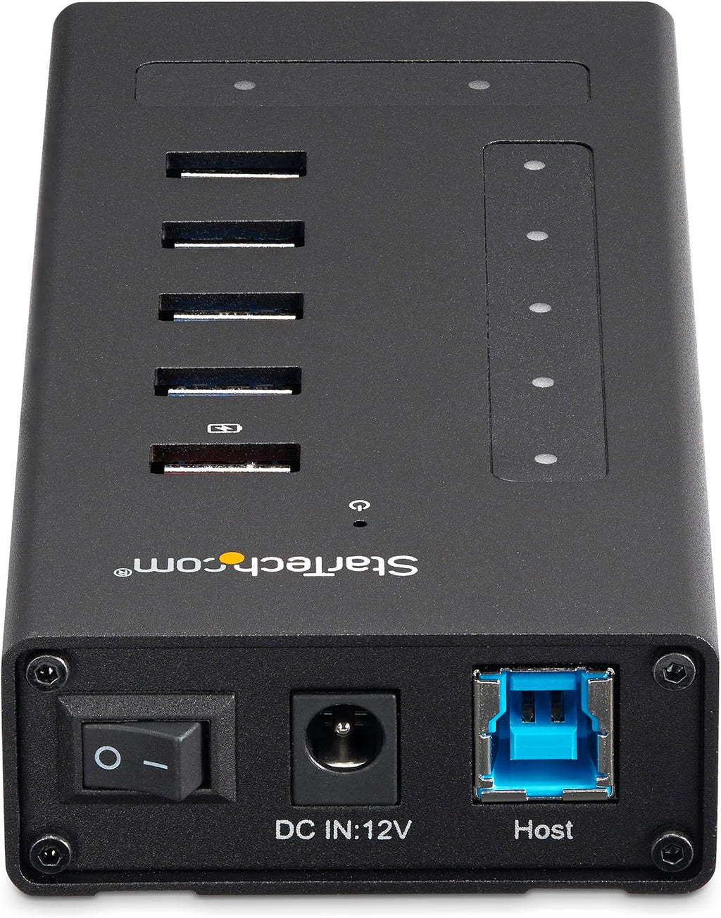StarTech.com Hub USB C de 7 puertos - USB tipo C a 2x USB-C/5x USB-A - USB