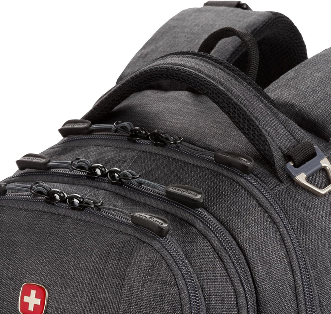 SwissGear - Mochila para laptop Cecil 5505, Carbón vegetal