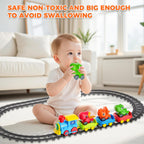 Juego de tren Stay Fun para niños pequeños con vapor, música