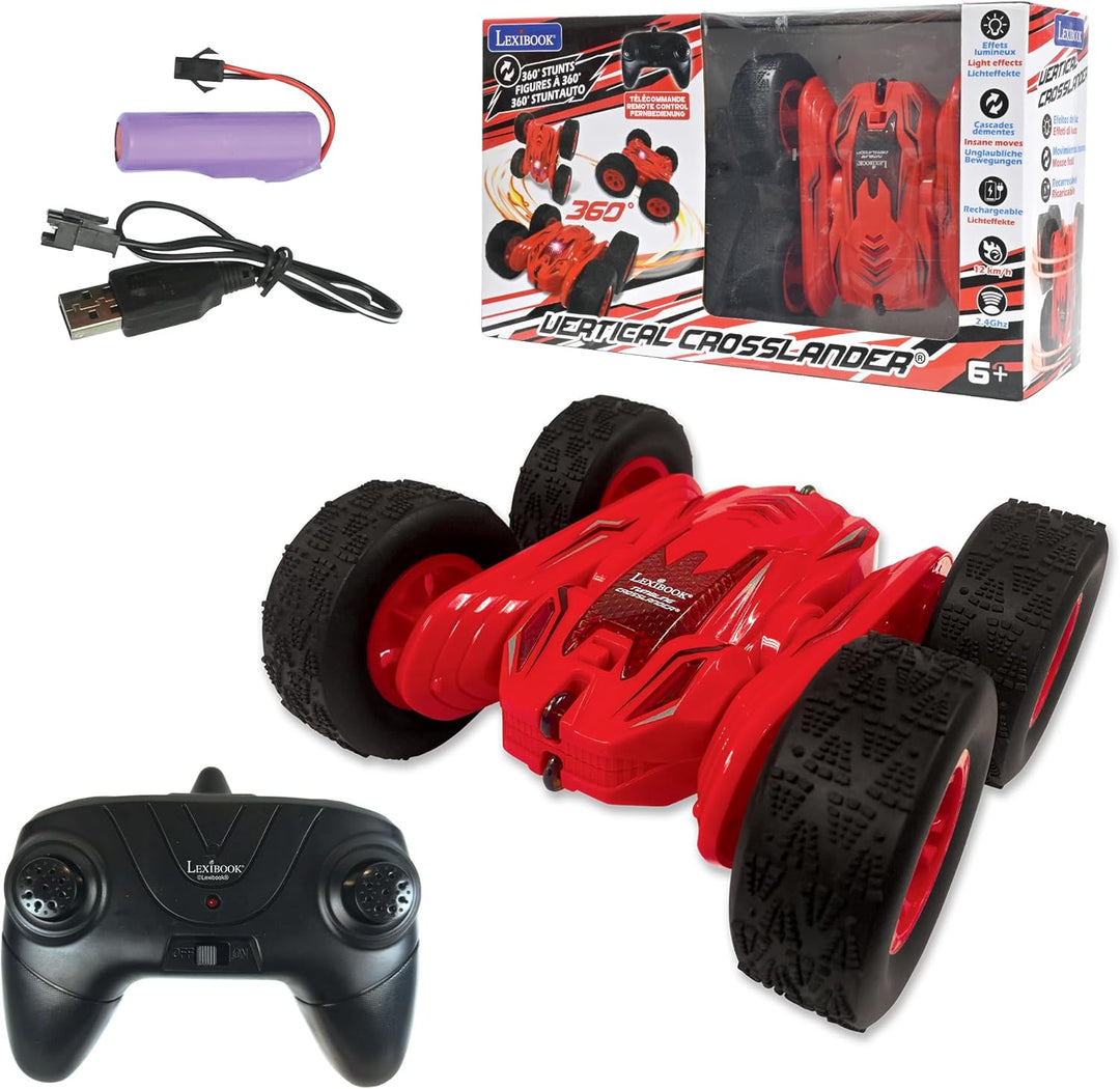 LEXiBOOK, Crosslander vertical, coche de control remoto todo terren...