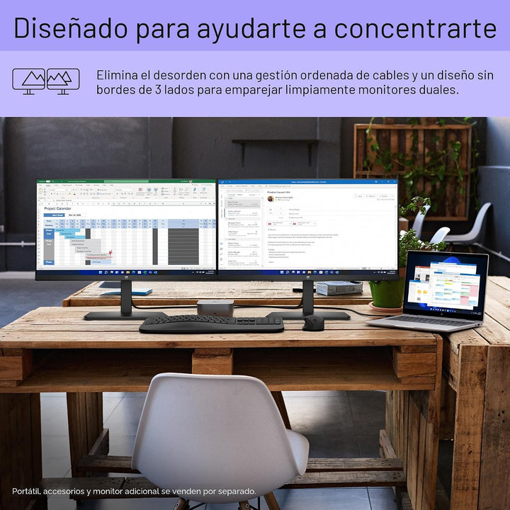 Monitor HP Serie 3 de 27 pulgadas FHD, pantalla Full HD (1920 x 108...