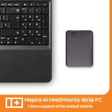 WD Disco duro externo portátil Elements de 2 TB para Windows, USB 3...