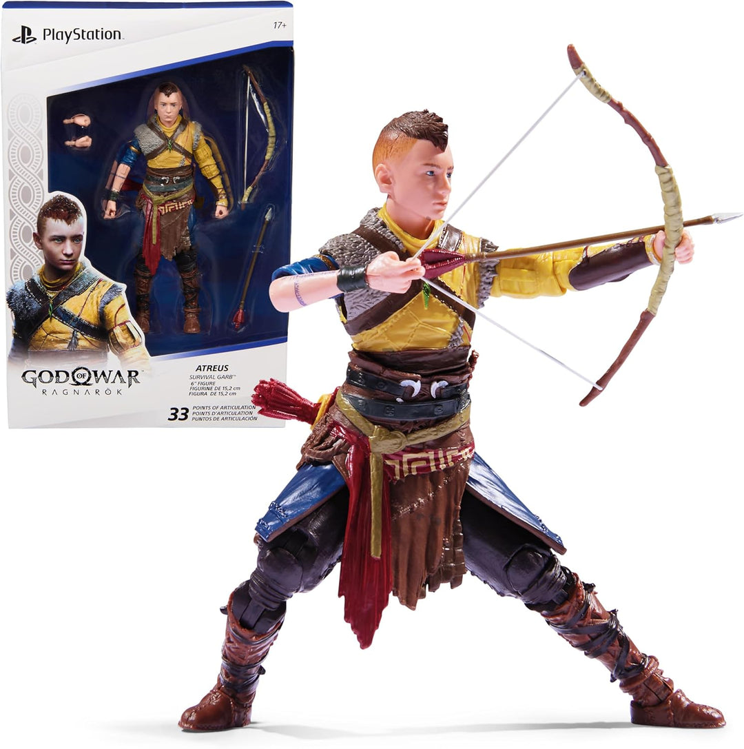 PlayStation God of War Ragnarok, Figura de acción de Atreus de 6 pu...