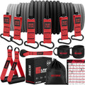Bandas de Resistencia Pesada para Entrenamiento, 300lbs/360lb/420lb Bands de Ejercicio con Asas, Ancla de Puerta, Correas para Tobillos, Equipo de Gimnasio en Casa para Fortalecimiento Masculino, Entrenamiento de Fuerza y Estiramiento