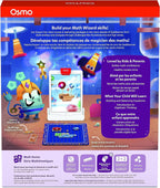 Osmo - Math Wizard and The Amazing Airships Games iPad & Fire Tablet-edades 6-8/Grados 1-2-Bases de multiplicación-Curriculum-Inspired-STEM Base de juguete requerida