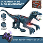 Juguetes de dinosaurio con control remoto para niños, juguete velociraptor