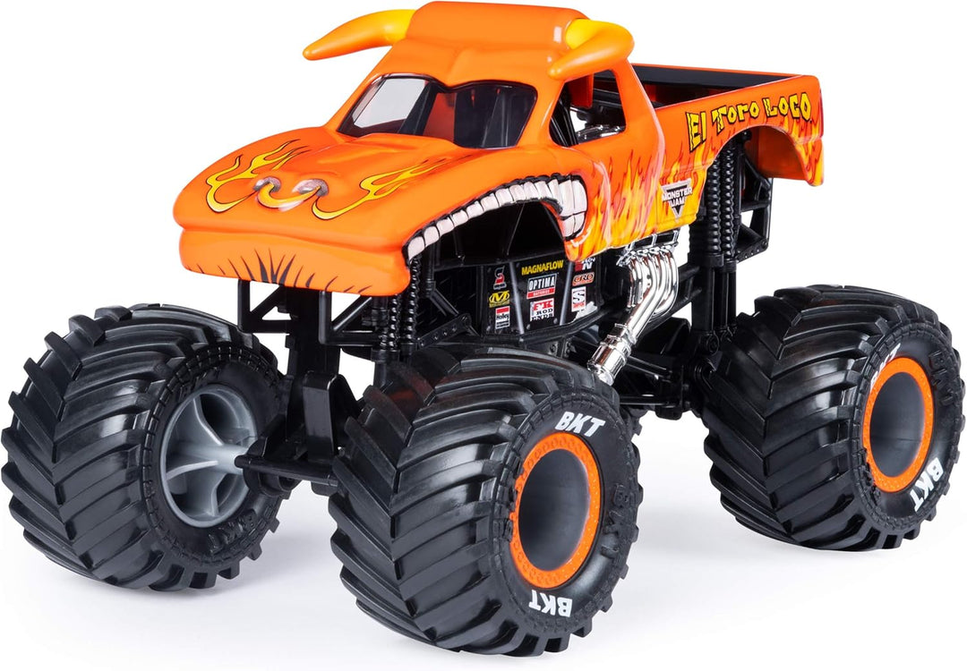 Monster Jam Vehículo oficial de El Toro Loco Monster Truck fundido...