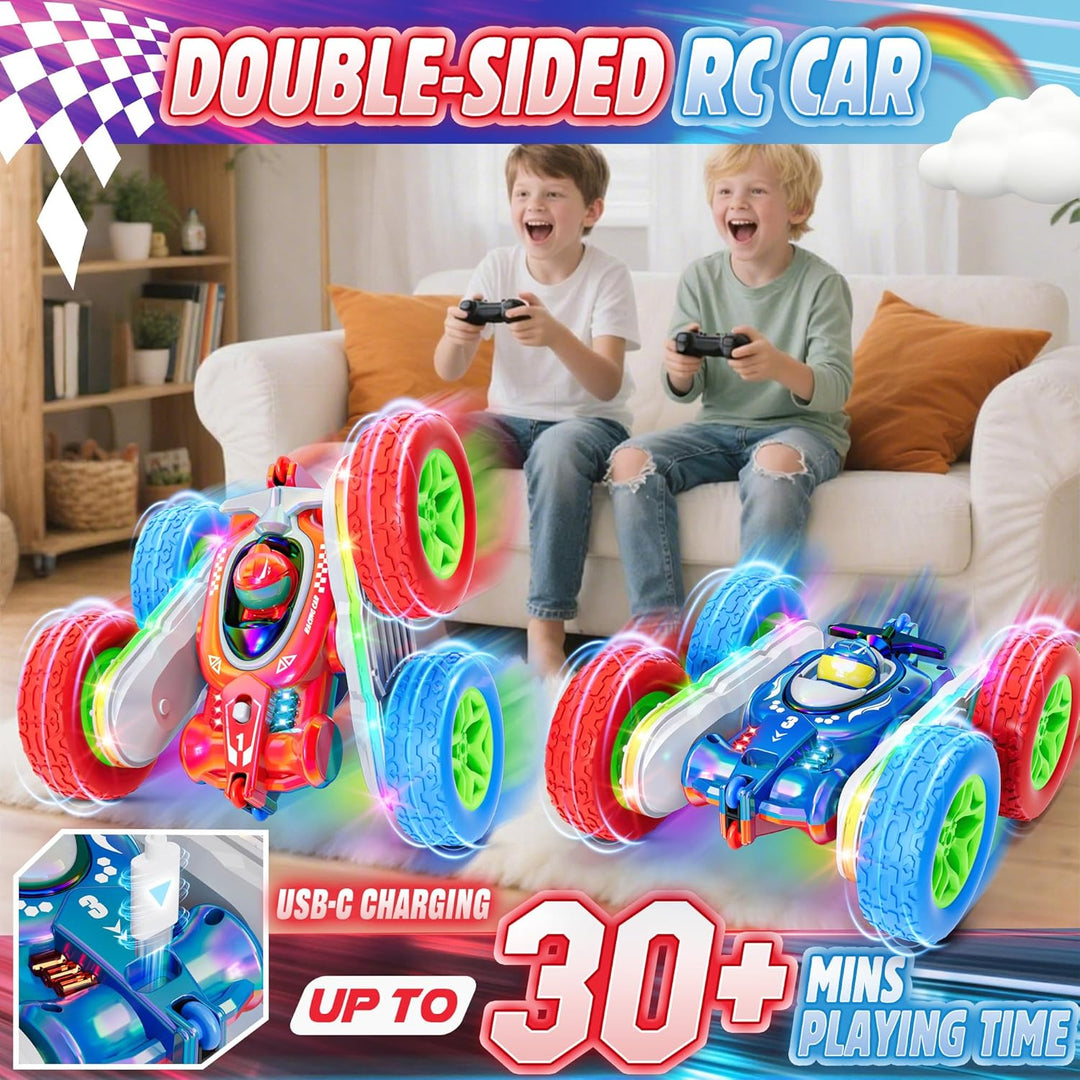 Coche de control remoto para niños con acabado galvanizado