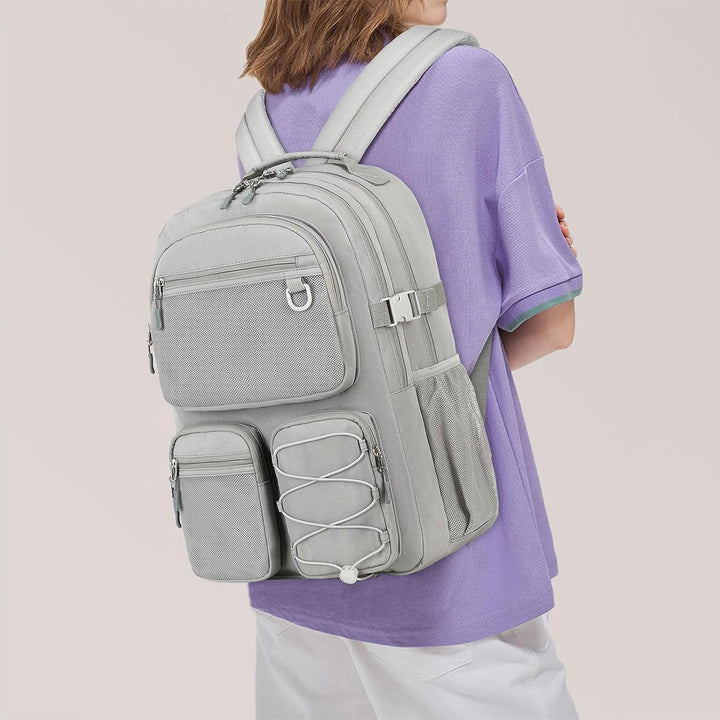 Lohol Mochila resistente al agua con múltiples bolsillos para viaje...
