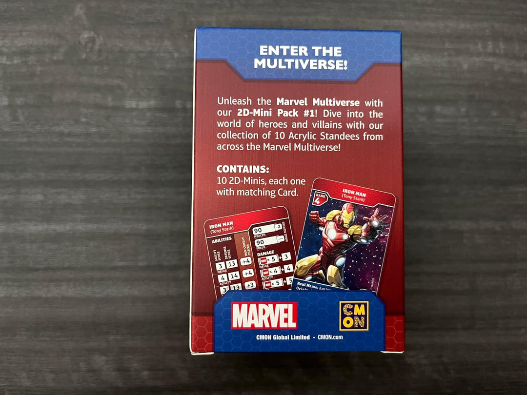 Marvel Multiverse RPG 2D Mini Pack #1 Héroes y villanos