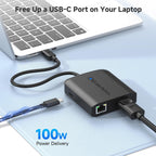 Cable Matters, 201046-BLK, hub USB 2.0 de 2 puertos, alimentado