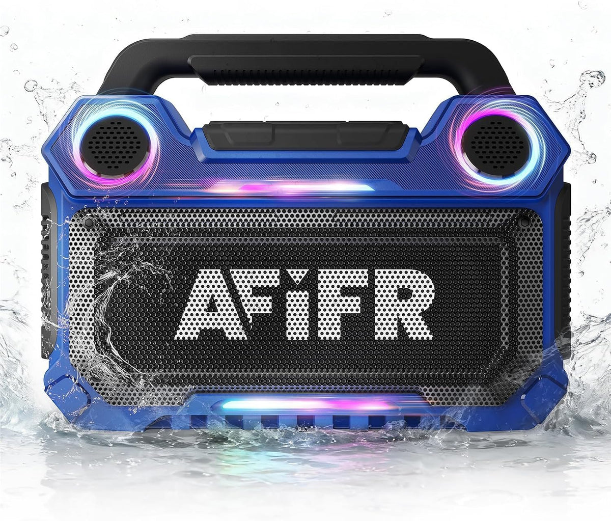 Altavoz Bluetooth para exteriores AFIFR 160W: IP67 impermeable, 24H, TWS