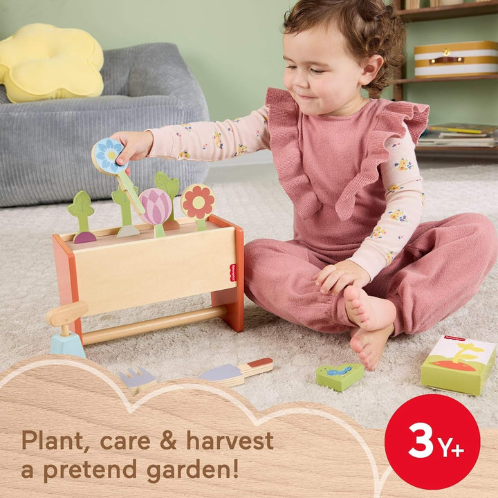 Fisher-Price Carrito de jardín de juguete de simulación de
