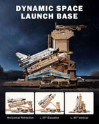 ROKR Space Shuttle 3D Wooden Puzzles para Adults Moving Building Model