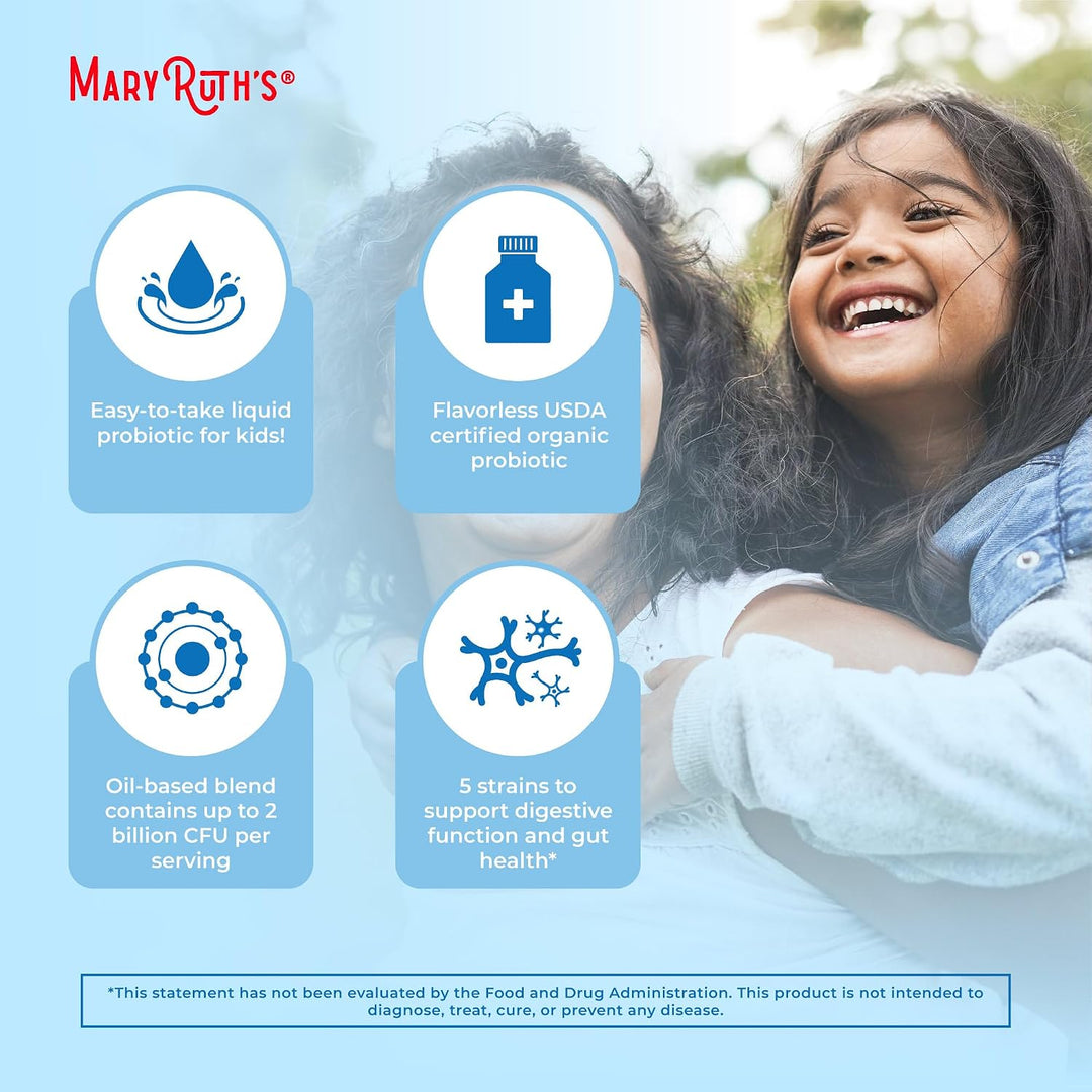 MaryRuth Organics Gotas líquidas probióticas para niños | Probiótic...
