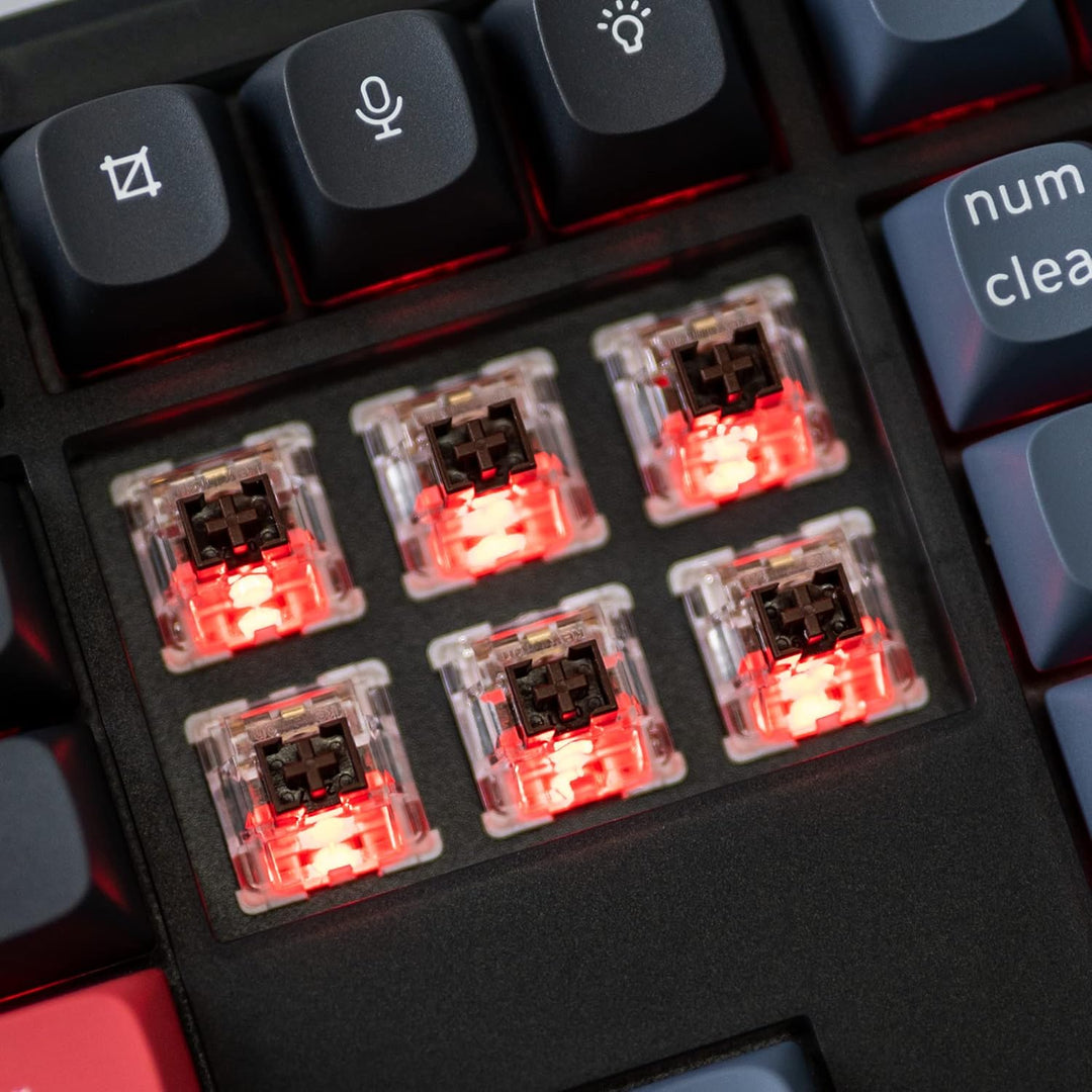 Keychron V6 Teclado Mecánico Personalizado con Cable, Macro Program...