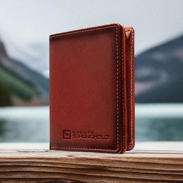 Cartera ID Stronghold - Billetera plegable con bloqueo RFID para ho...