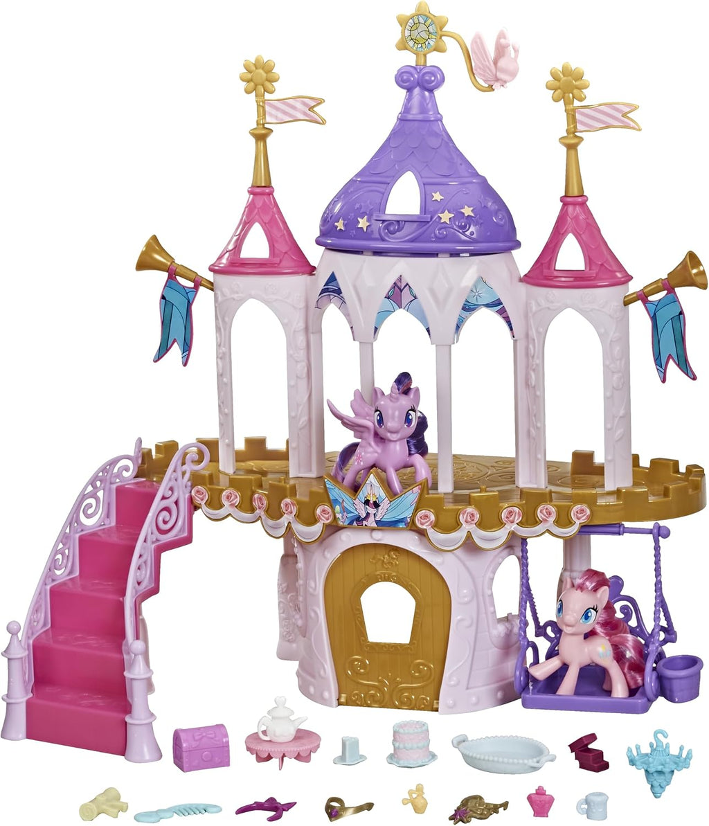 Juego del castillo de la amistad de My Little Pony Incluyendo figuras de Twilight Sparkle y Pinkie Pie (Exclusivo de Amazon)