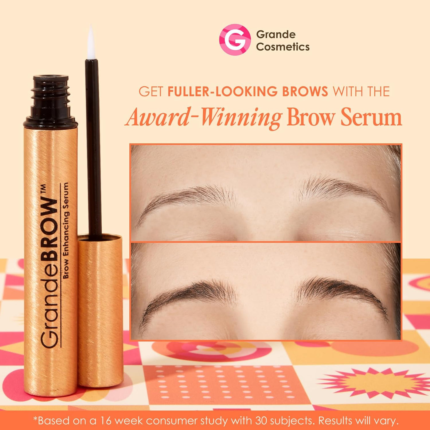 Grande Cosmetics GrandeBROW Suero para mejorar las cejas para unas...