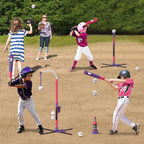 QDRAGON Juego de pelota 4 en 1 para niños de 3 a 5 años con juego de pelota