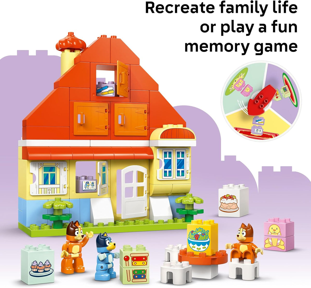 LEGO DUPLO Bluey Casa familiar de Bluey con juego de