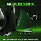 Gvyugke Auriculares Inalámbricos para Gaming para Xbox Series X/S, Xbox One, PS5 - Negro