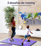 Lámpara Wireless Dance Mat for Kids and Adults, Exercise Dance Pad Game for TV