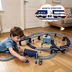 Juego de tren para niños, 92 piezas de juguetes de tren para niños