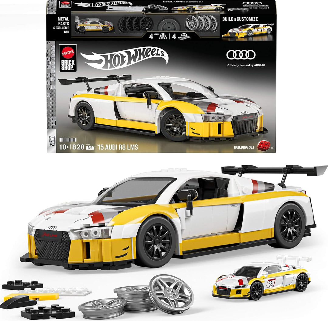 Mattel Brick Shop Hot Wheels Elite Series - Juego de