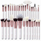 Set de brochas de maquillaje profesional 32 piezas de pelo de cabra