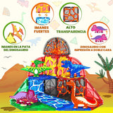 Juguetes de dinosaurio azulejos magnéticos juego del mundo