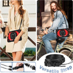 Funda para T-Mobile Revvl Tab 2 de 10.1 pulgadas 2025, negro y rojo