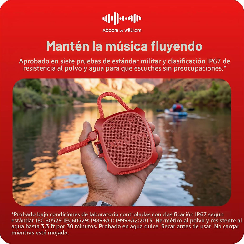 LG xboom Rock by will.i.am - Altavoz Bluetooth portátil para exteriores