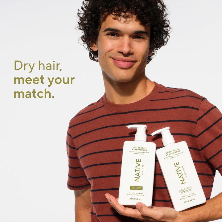 Native El champú y acondicionador Desert Grass &amp; Sandalwood con...
