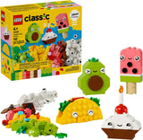 LEGO Classic Creative Food Friends - Juego de juguetes de