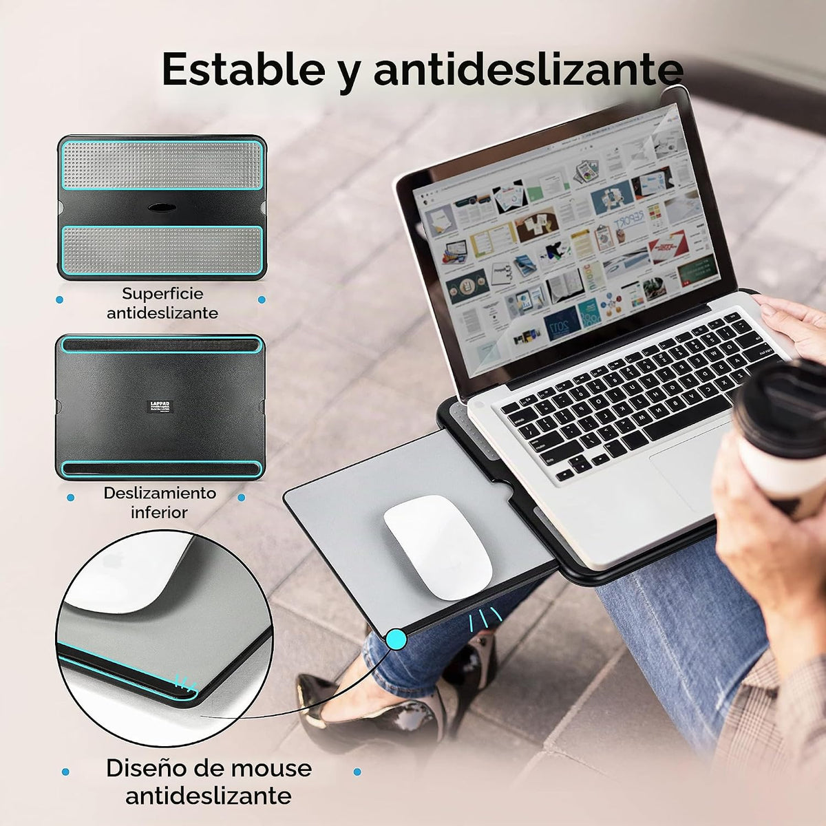 EHO Almohadilla de regazo para laptop \u2013 Almohadilla de soporte...