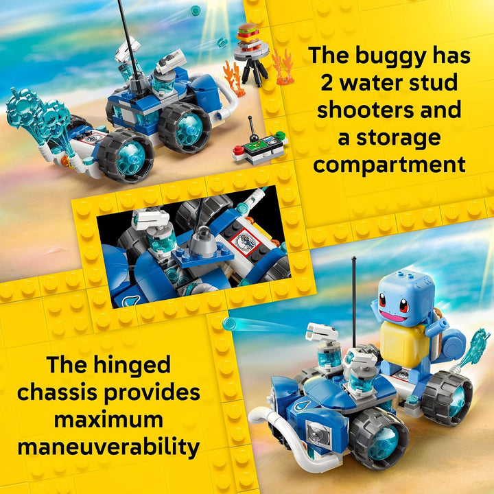 LEGO Pokémon SMART Play: Aventura en buggy del entrenador con Squir...