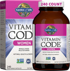 Garden of Life Vitamin Code Multivitamínico para mujer, sin gluten, 240, 240 unidades