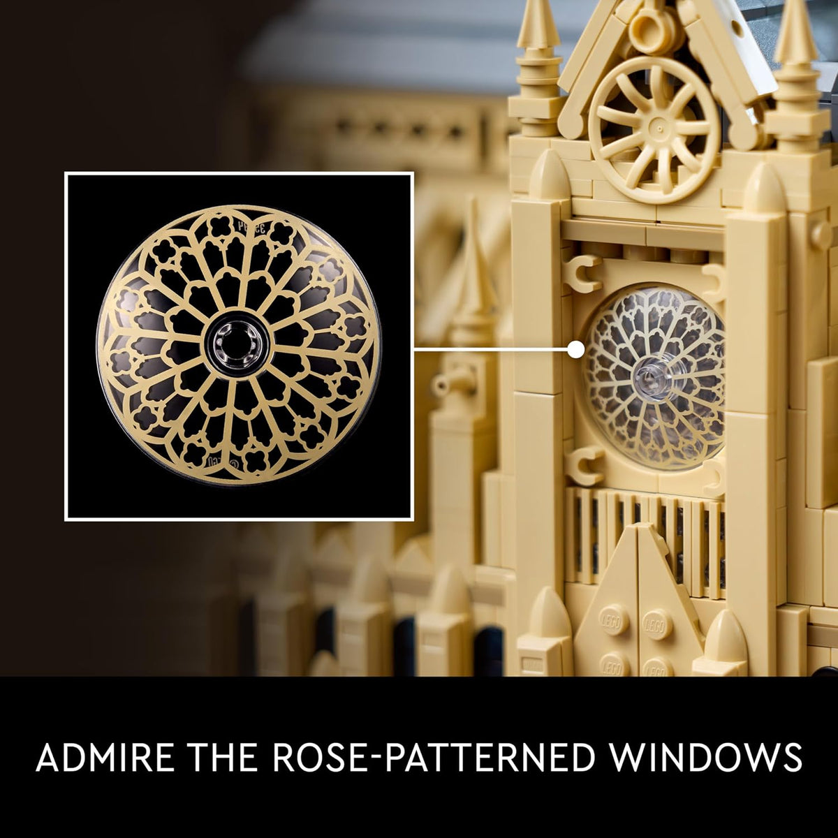 LEGO Architecture Réplica de Notre-Dame de Paris, Kit de Modelo Arquitectónico, Set de Construcción Coleccionable para Adultos, Souvenir para Construir y Exhibir, Idea de Regalo para Amantes de la